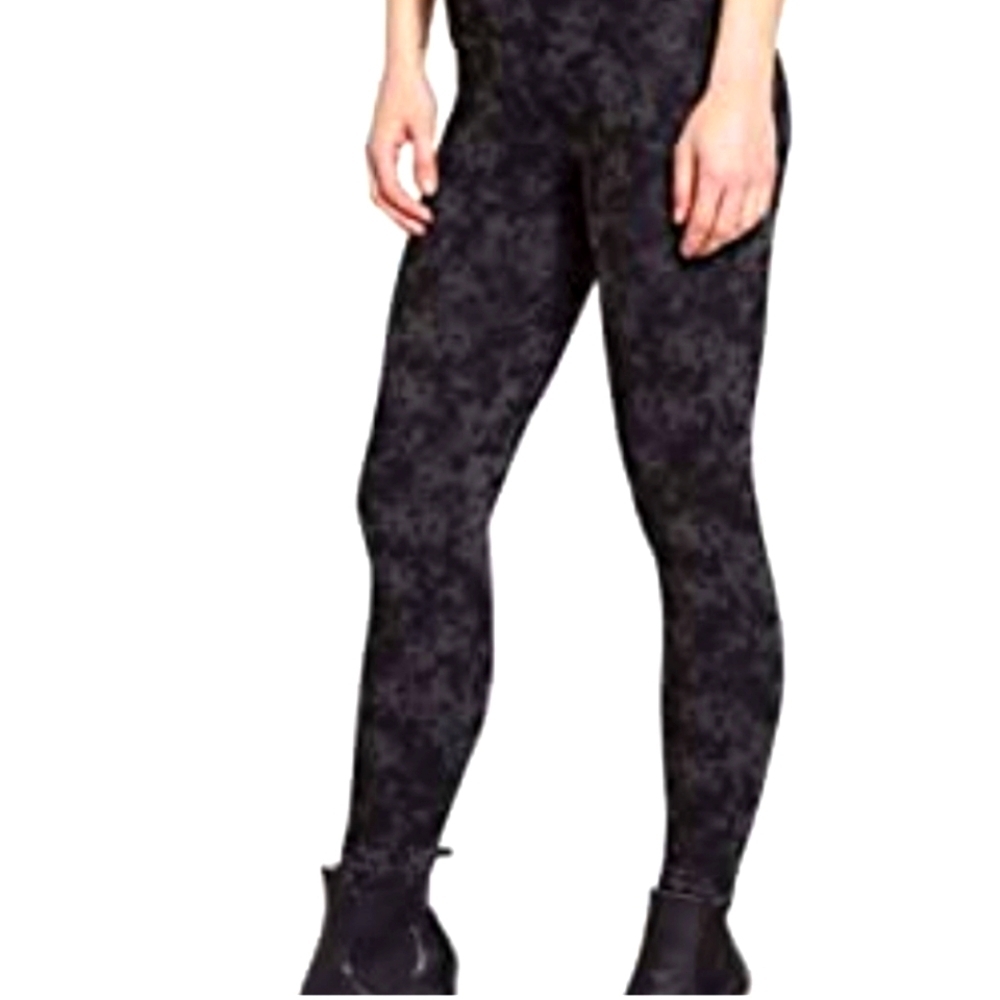 NEW Lysse Black Crushed Velvet Pants 70s Luxury Leggings Winter